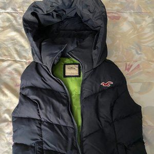 NWOT Hollister hooded vest, size S